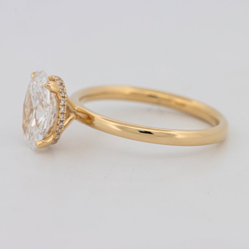 1.50 CT Under - Halo Oval Cut Solitaire (LG) - ZIZOV DIAMONDS