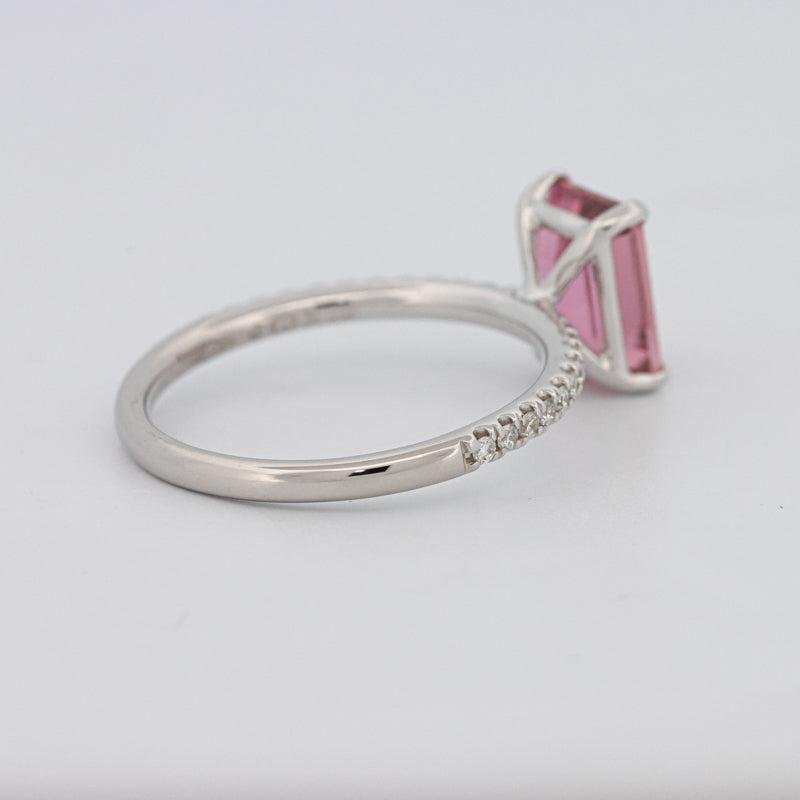 1.70 CT Emerald Tourmaline Rosa Ring - ZIZOV DIAMONDS