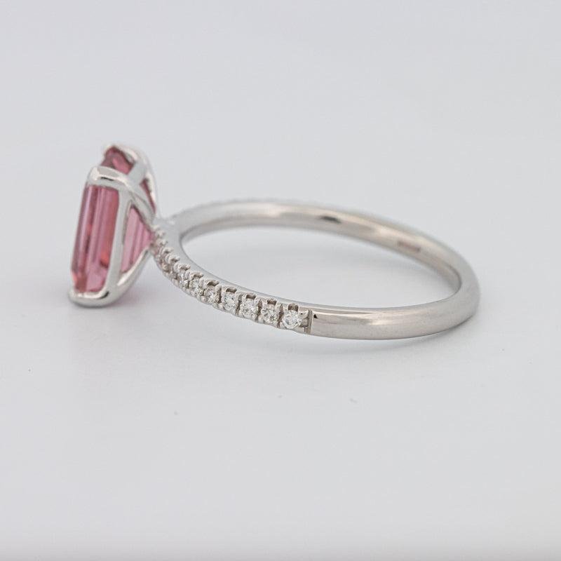 1.70 CT Emerald Tourmaline Rosa Ring - ZIZOV DIAMONDS