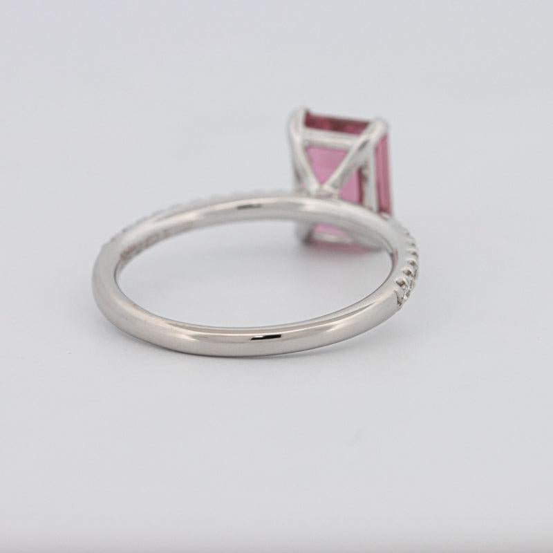 1.70 CT Emerald Tourmaline Rosa Ring - ZIZOV DIAMONDS