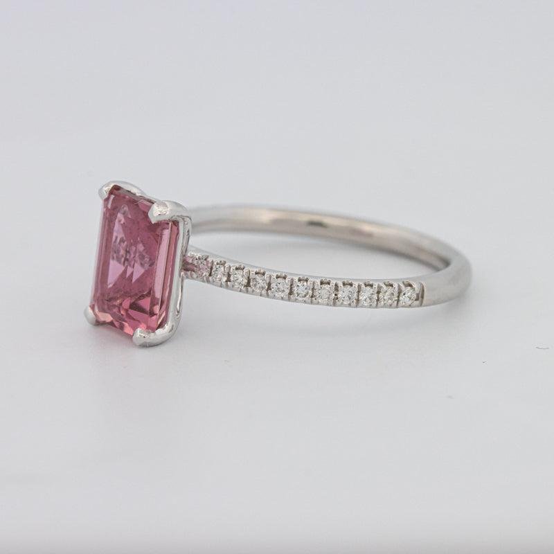 1.70 CT Emerald Tourmaline Rosa Ring - ZIZOV DIAMONDS