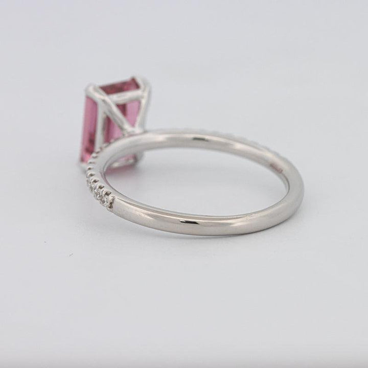 1.70 CT Emerald Tourmaline Rosa Ring - ZIZOV DIAMONDS