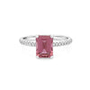 1.70 CT Emerald Tourmaline Rosa Ring - ZIZOV DIAMONDS