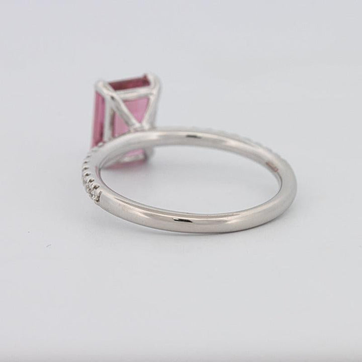 1.70 CT Emerald Tourmaline Rosa Ring - ZIZOV DIAMONDS