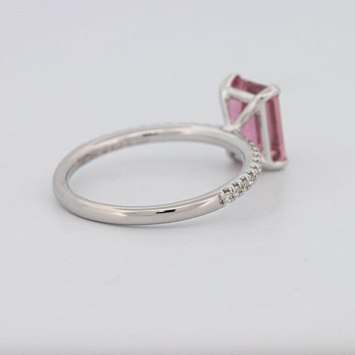 1.70 CT Emerald Tourmaline Rosa Ring - ZIZOV DIAMONDS