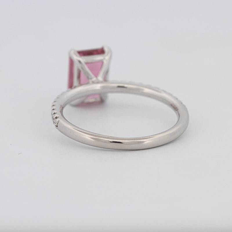 1.70 CT Emerald Tourmaline Rosa Ring - ZIZOV DIAMONDS