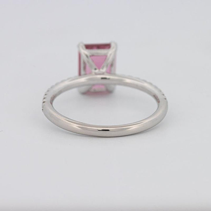 1.70 CT Emerald Tourmaline Rosa Ring - ZIZOV DIAMONDS