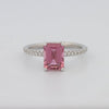 1.70 CT Emerald Tourmaline Rosa Ring - ZIZOV DIAMONDS