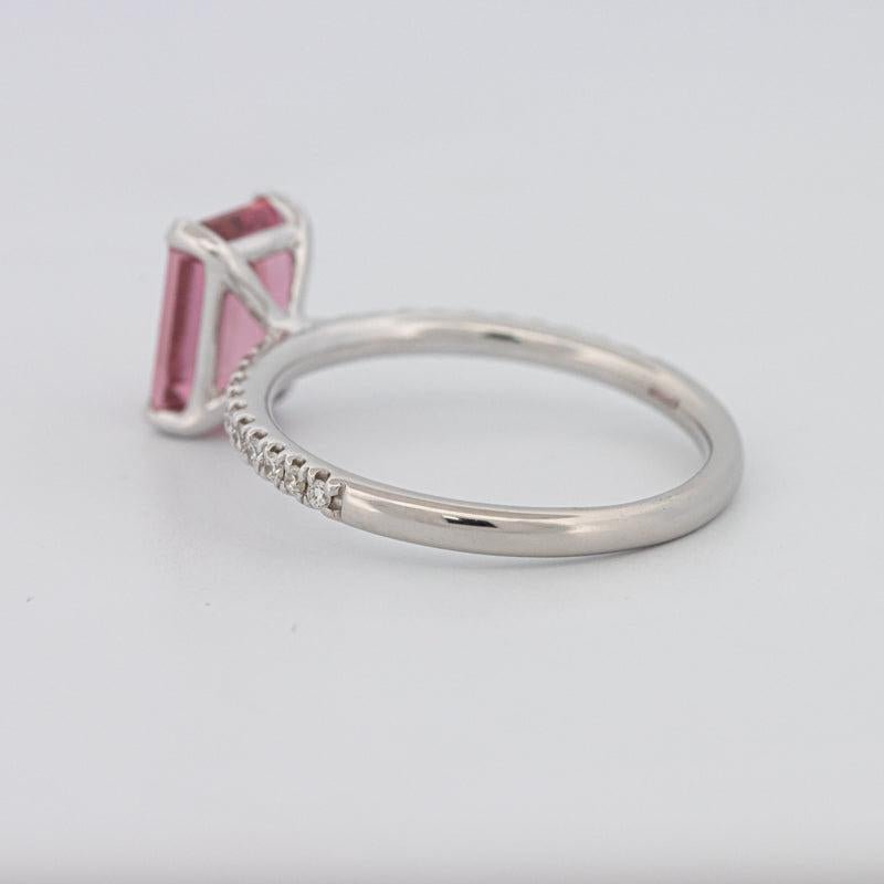 1.70 CT Emerald Tourmaline Rosa Ring - ZIZOV DIAMONDS