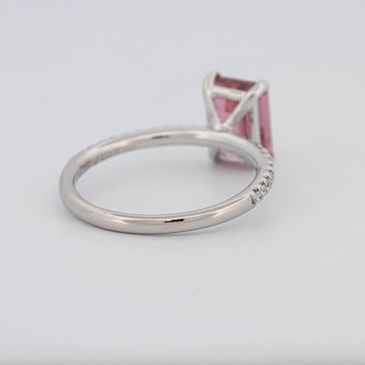 1.70 CT Emerald Tourmaline Rosa Ring - ZIZOV DIAMONDS