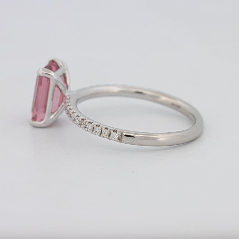 1.70 CT Emerald Tourmaline Rosa Ring - ZIZOV DIAMONDS