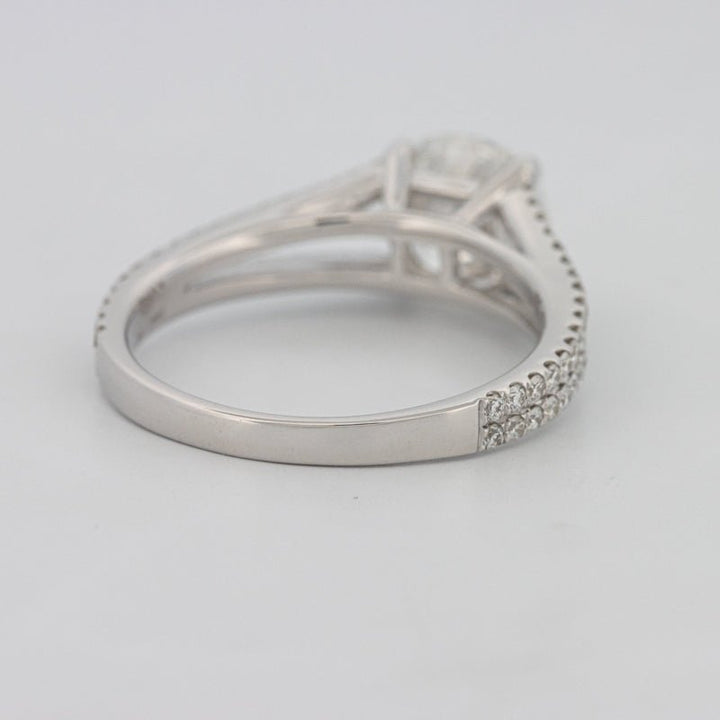 1.70 CT Round Split Band with Pavé Solitaire (LG) - ZIZOV DIAMONDS