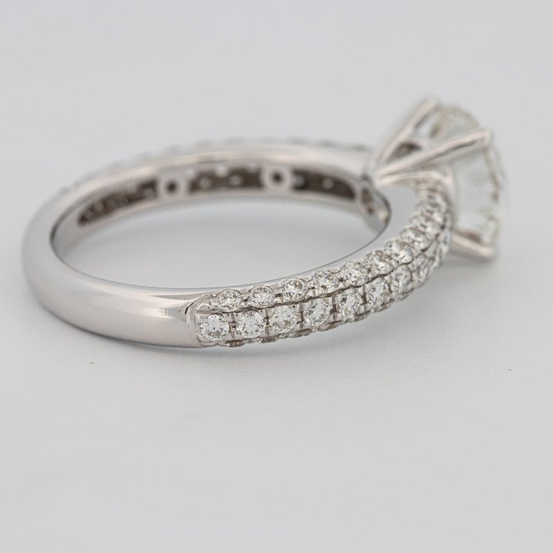 1.80 CT Round Cut Pavé Solitaire (LG) - ZIZOV DIAMONDS