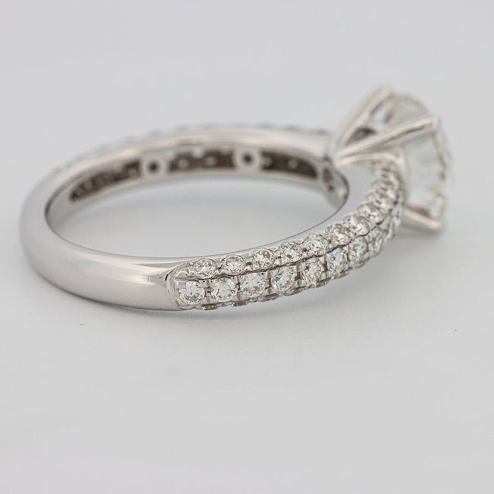 1.80 CT Round Cut Pavé Solitaire (LG) - ZIZOV DIAMONDS