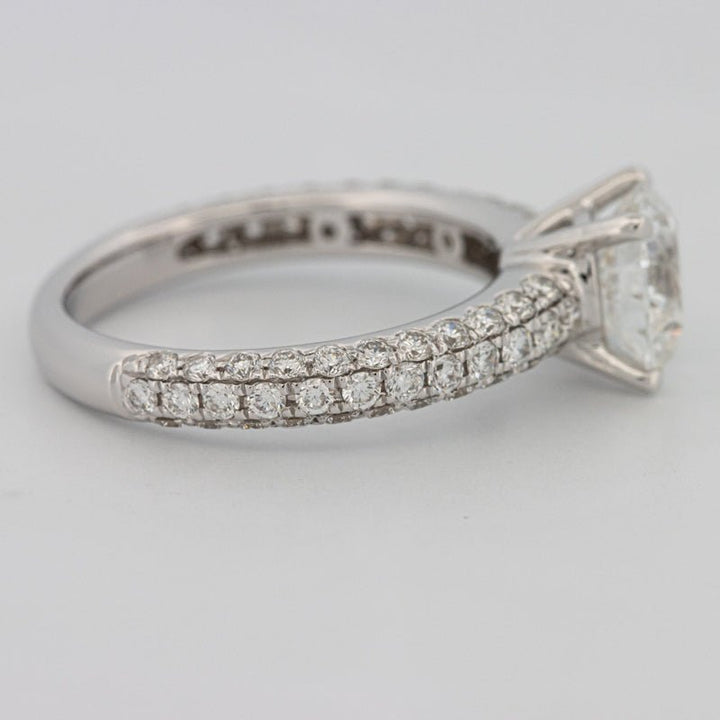 1.80 CT Round Cut Pavé Solitaire (LG) - ZIZOV DIAMONDS