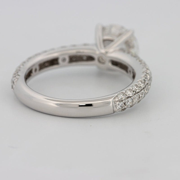 1.80 CT Round Cut Pavé Solitaire (LG) - ZIZOV DIAMONDS