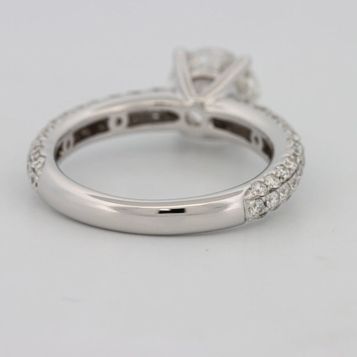 1.80 CT Round Cut Pavé Solitaire (LG) - ZIZOV DIAMONDS