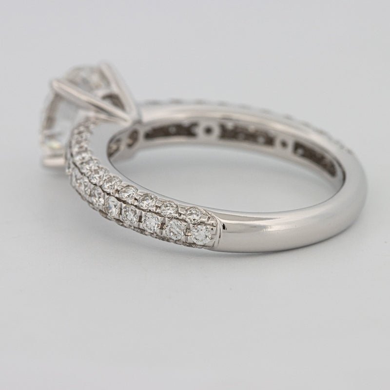 1.80 CT Round Cut Pavé Solitaire (LG) - ZIZOV DIAMONDS