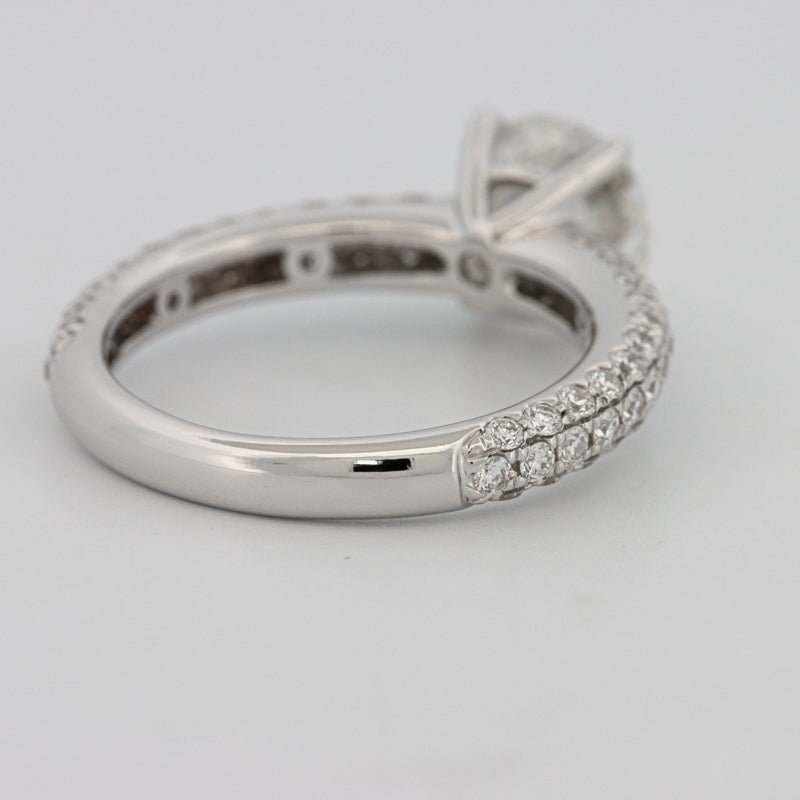 1.80 CT Round Cut Pavé Solitaire (LG) - ZIZOV DIAMONDS