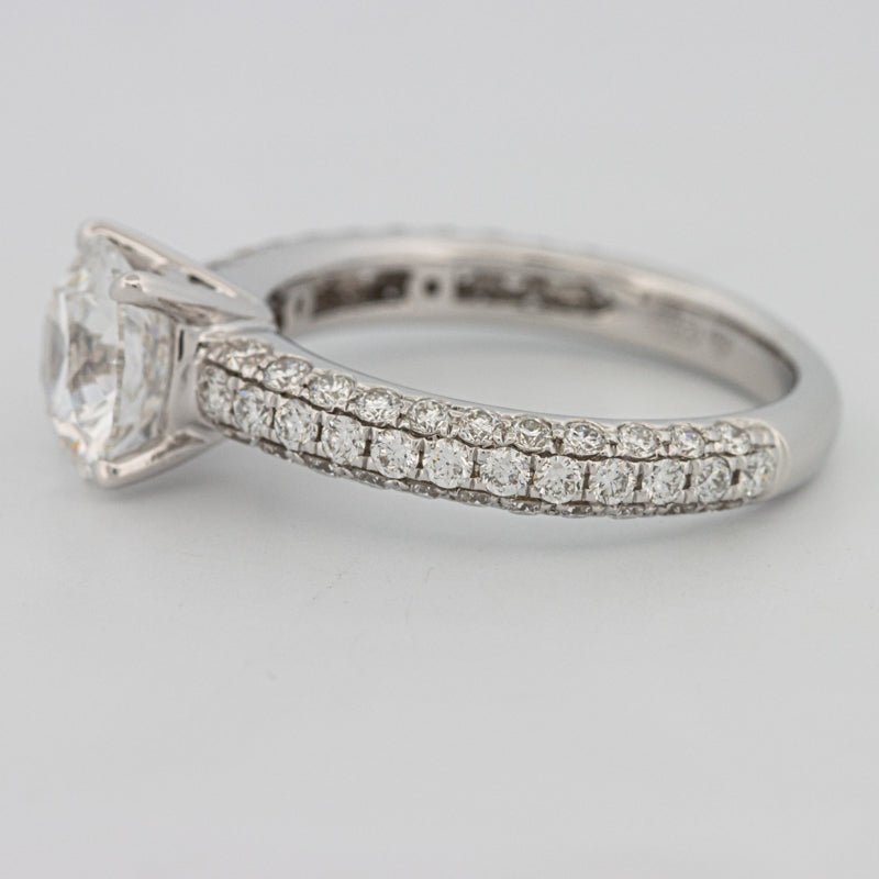 1.80 CT Round Cut Pavé Solitaire (LG) - ZIZOV DIAMONDS