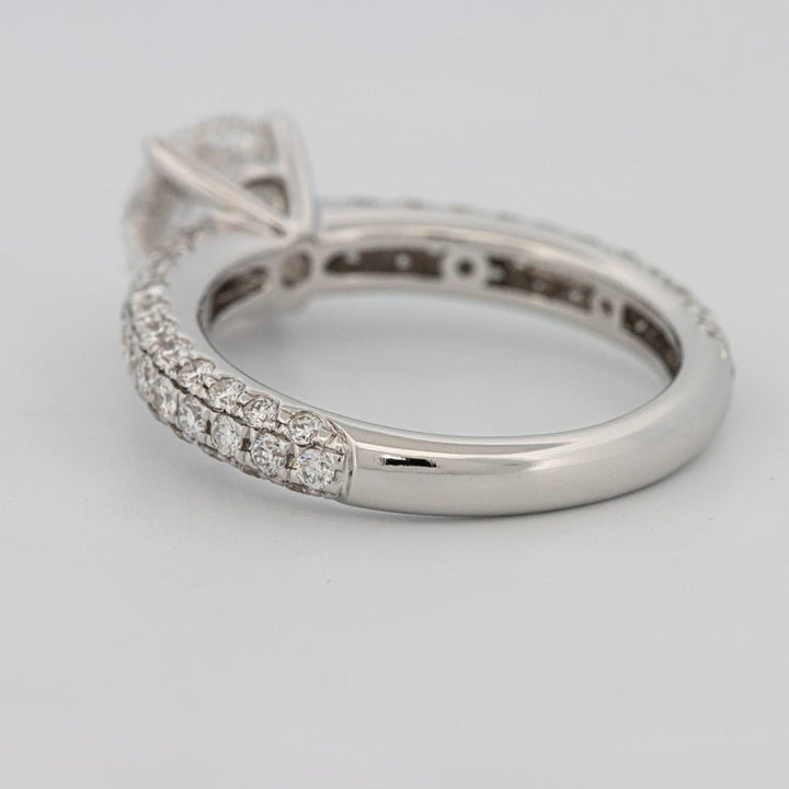 1.80 CT Round Cut Pavé Solitaire (LG) - ZIZOV DIAMONDS