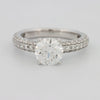 1.80 CT Round Cut Pavé Solitaire (LG) - ZIZOV DIAMONDS