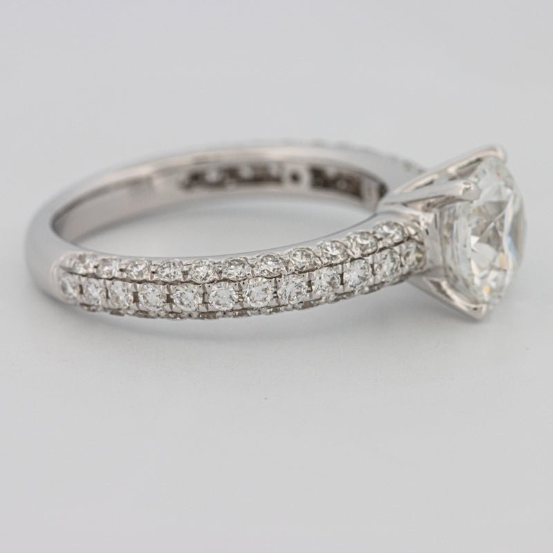 1.80 CT Round Cut Pavé Solitaire (LG) - ZIZOV DIAMONDS