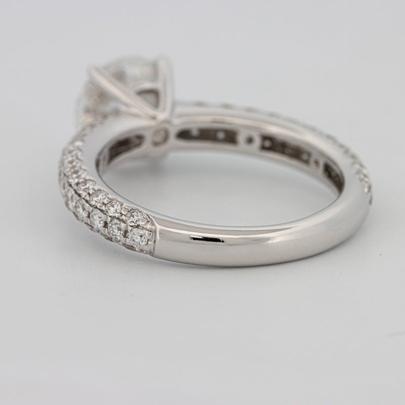 1.80 CT Round Cut Pavé Solitaire (LG) - ZIZOV DIAMONDS