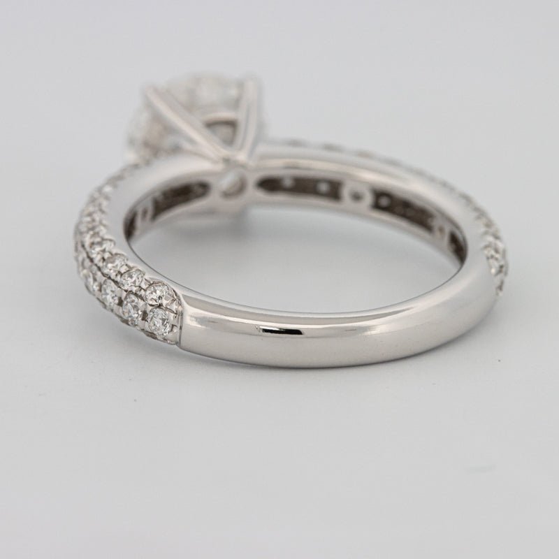 1.80 CT Round Cut Pavé Solitaire (LG) - ZIZOV DIAMONDS