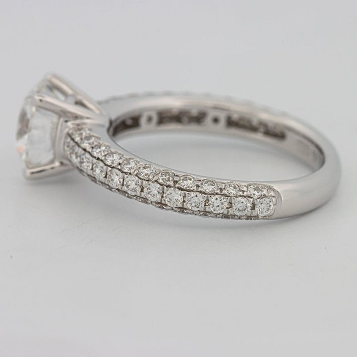 1.80 CT Round Cut Pavé Solitaire (LG) - ZIZOV DIAMONDS