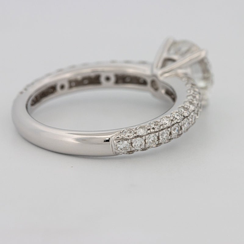 1.80 CT Round Cut Pavé Solitaire (LG) - ZIZOV DIAMONDS