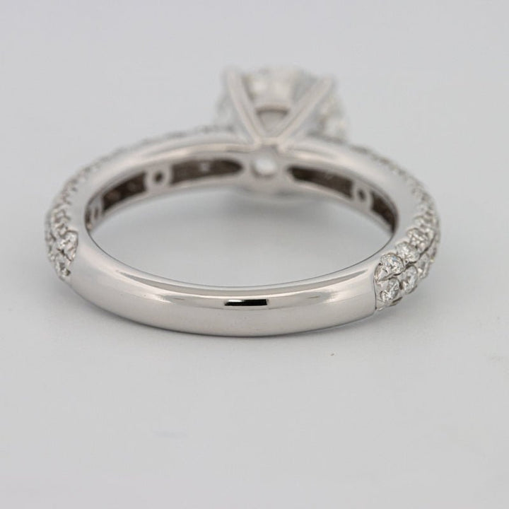 1.80 CT Round Cut Pavé Solitaire (LG) - ZIZOV DIAMONDS