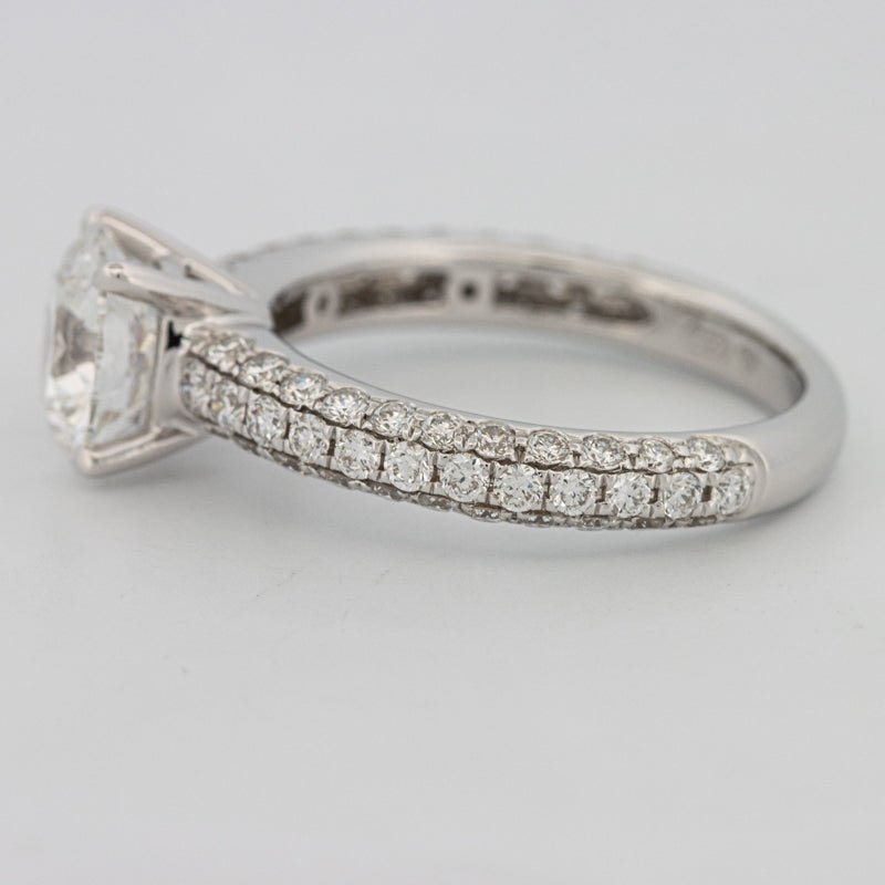 1.80 CT Round Cut Pavé Solitaire (LG) - ZIZOV DIAMONDS