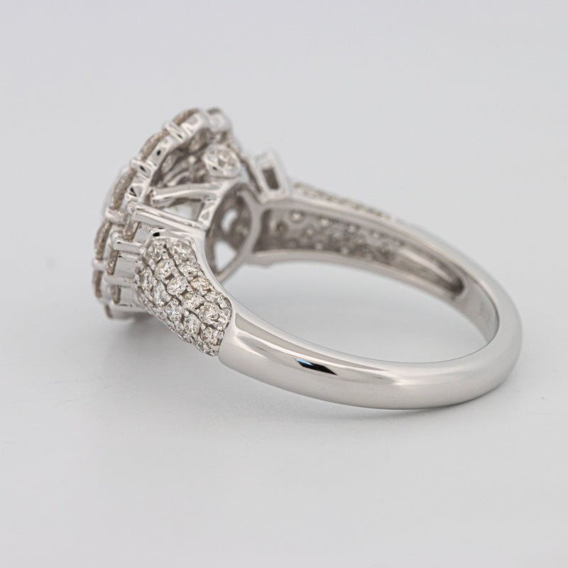 1.85 CT Round Cut Halo Pavé Solitaire (LG) - ZIZOV DIAMONDS