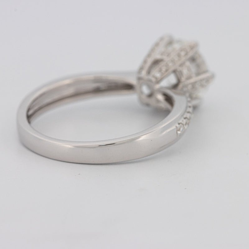 1.90 CT Round Cut Full Pavé Solitaire (LG) - ZIZOV DIAMONDS