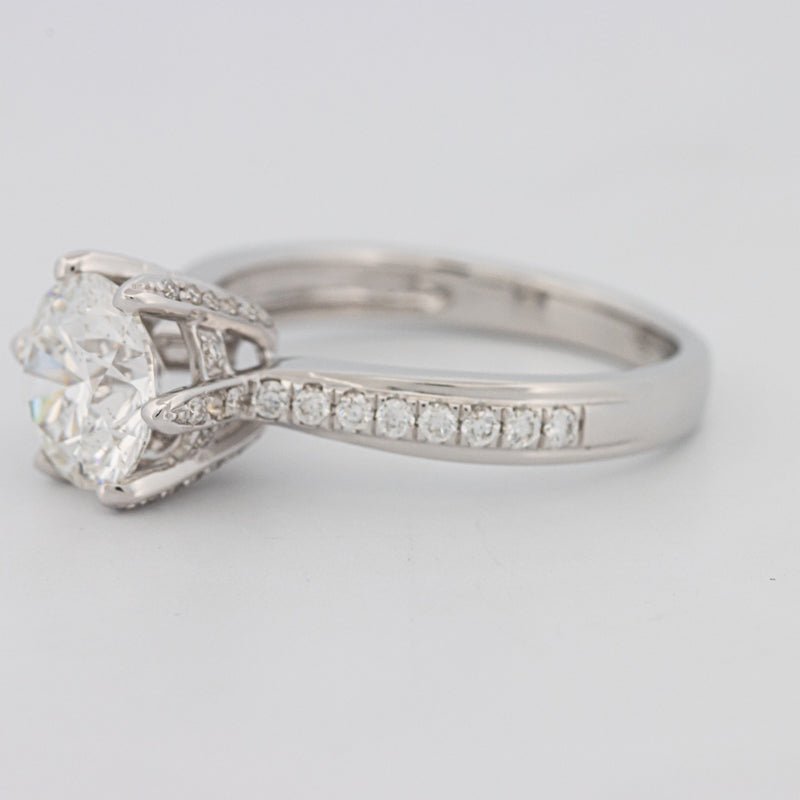 1.90 CT Round Cut Full Pavé Solitaire (LG) - ZIZOV DIAMONDS