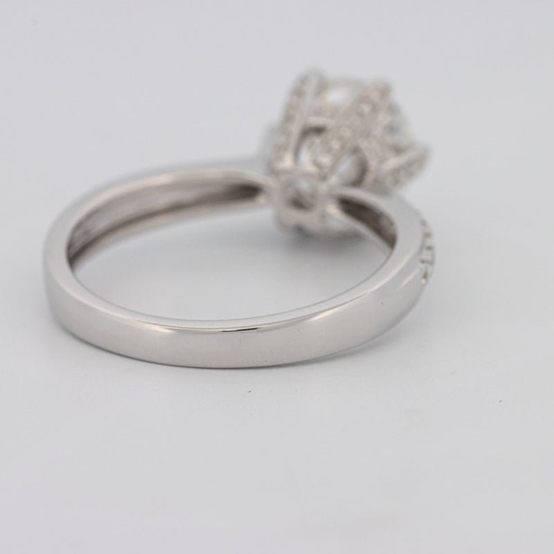 1.90 CT Round Cut Full Pavé Solitaire (LG) - ZIZOV DIAMONDS