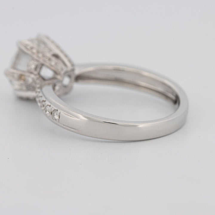 1.90 CT Round Cut Full Pavé Solitaire (LG) - ZIZOV DIAMONDS