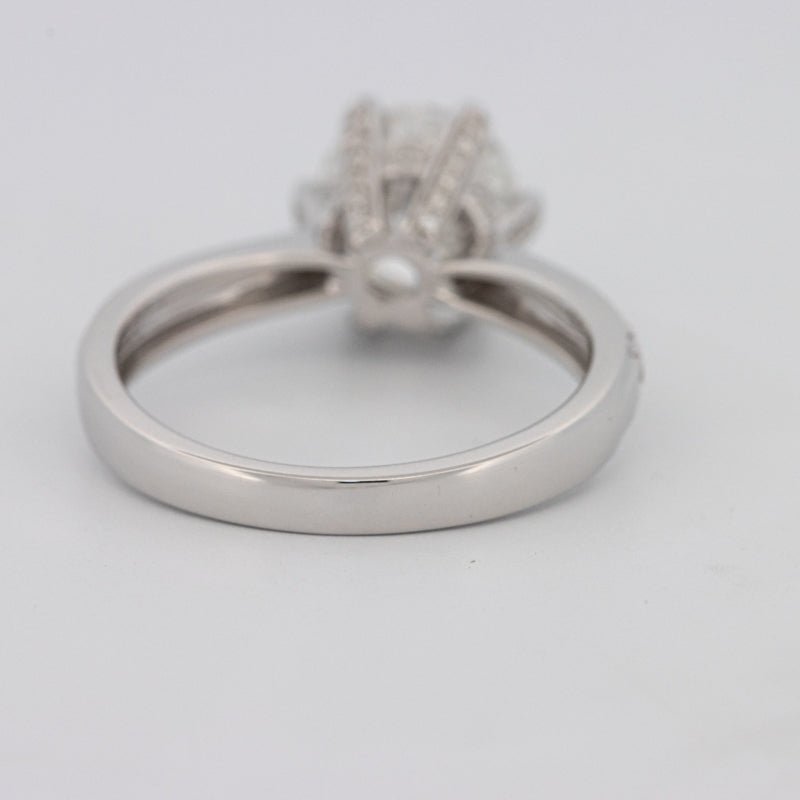 1.90 CT Round Cut Full Pavé Solitaire (LG) - ZIZOV DIAMONDS