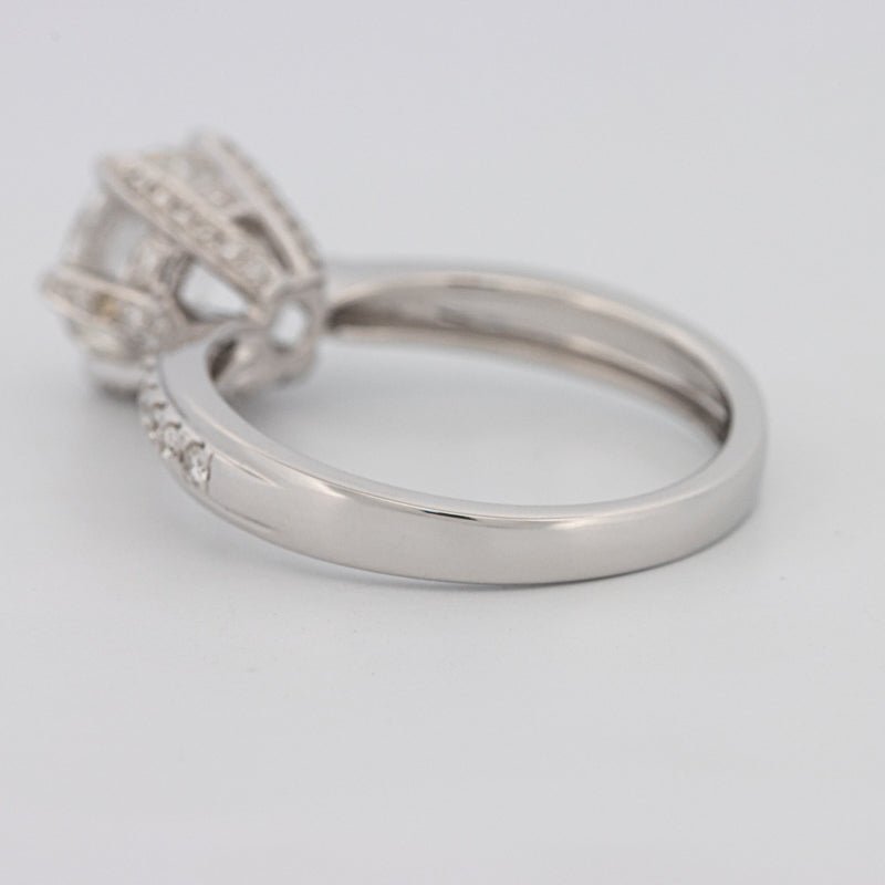 1.90 CT Round Cut Full Pavé Solitaire (LG) - ZIZOV DIAMONDS