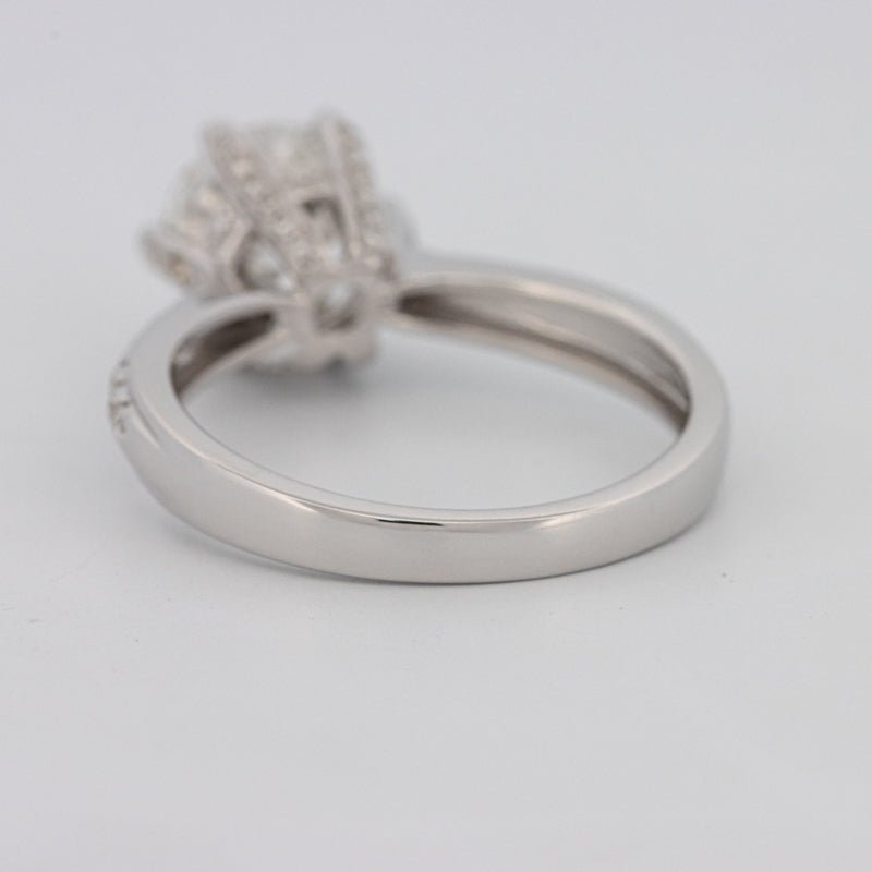 1.90 CT Round Cut Full Pavé Solitaire (LG) - ZIZOV DIAMONDS