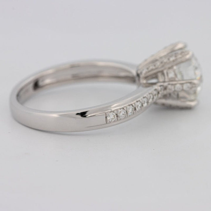 1.90 CT Round Cut Full Pavé Solitaire (LG) - ZIZOV DIAMONDS