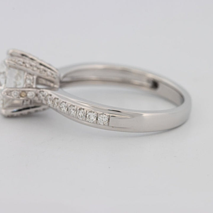 1.90 CT Round Cut Full Pavé Solitaire (LG) - ZIZOV DIAMONDS