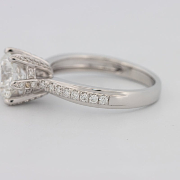 1.90 CT Round Cut Full Pavé Solitaire (LG) - ZIZOV DIAMONDS