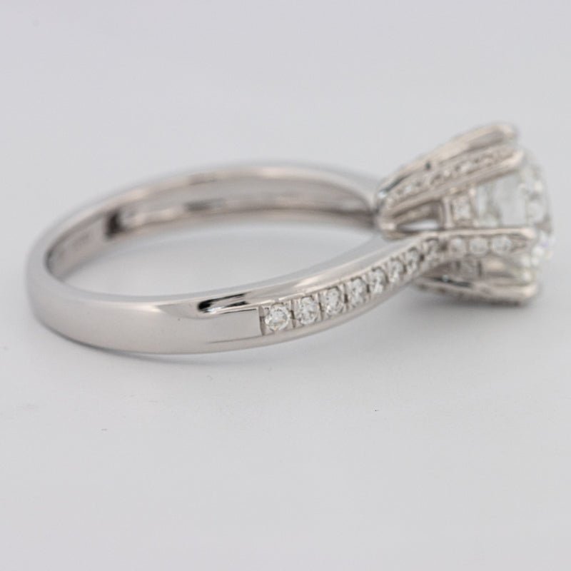 1.90 CT Round Cut Full Pavé Solitaire (LG) - ZIZOV DIAMONDS