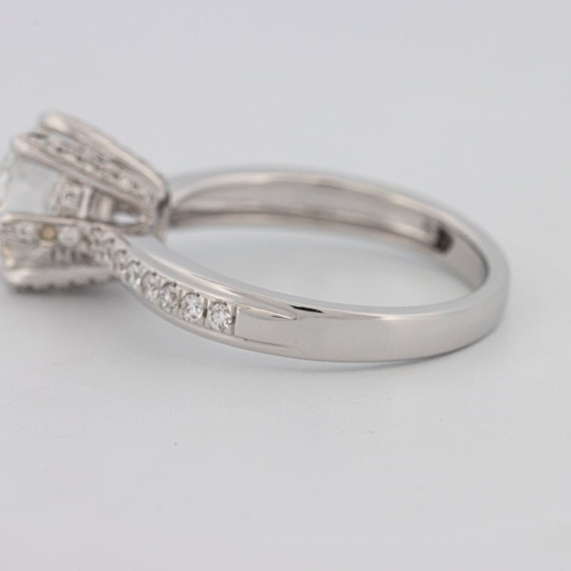 1.90 CT Round Cut Full Pavé Solitaire (LG) - ZIZOV DIAMONDS