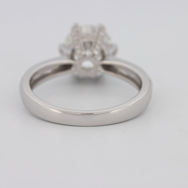 1.90 CT Round Cut Full Pavé Solitaire (LG) - ZIZOV DIAMONDS