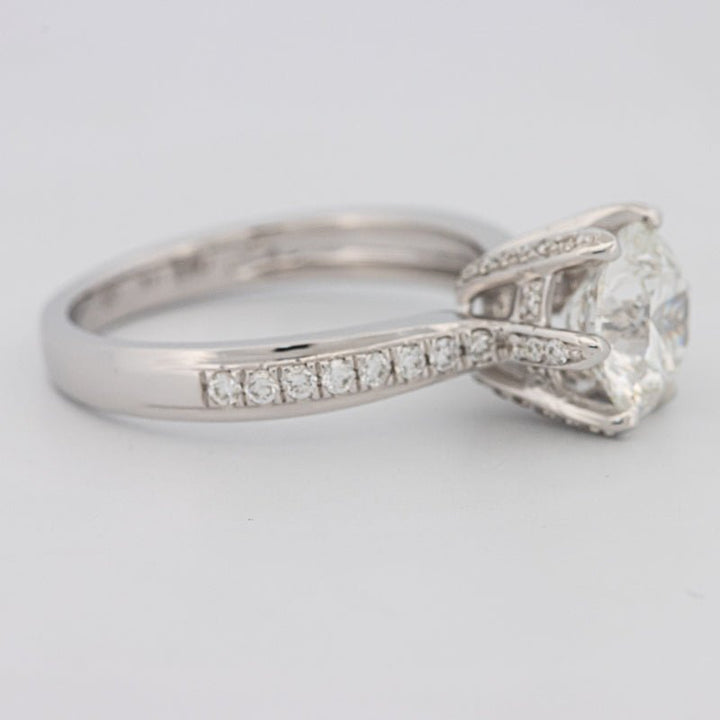 1.90 CT Round Cut Full Pavé Solitaire (LG) - ZIZOV DIAMONDS