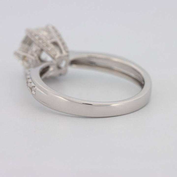 1.90 CT Round Cut Full Pavé Solitaire (LG) - ZIZOV DIAMONDS