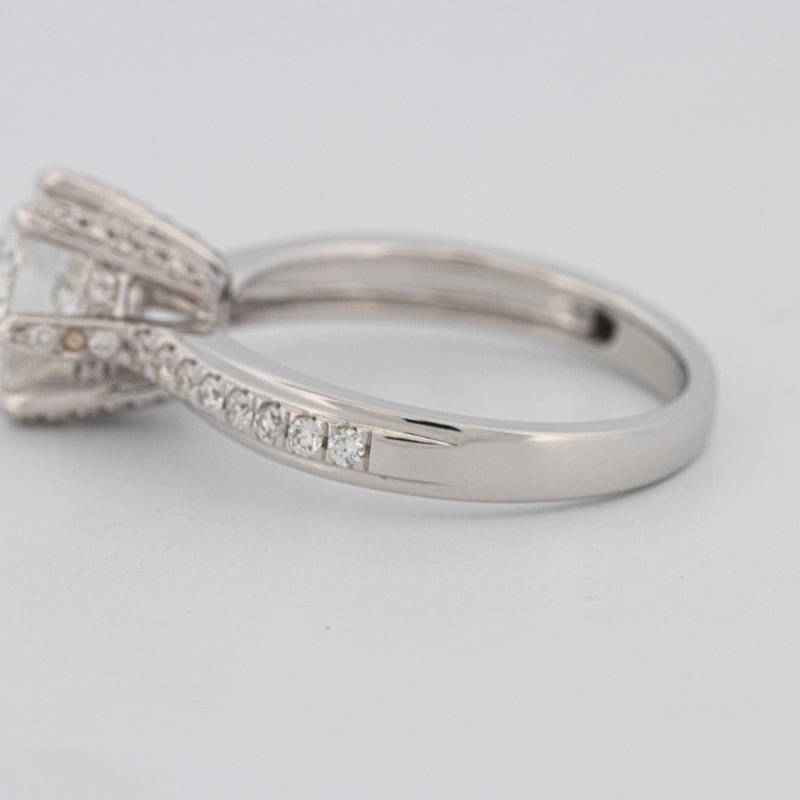 1.90 CT Round Cut Full Pavé Solitaire (LG) - ZIZOV DIAMONDS